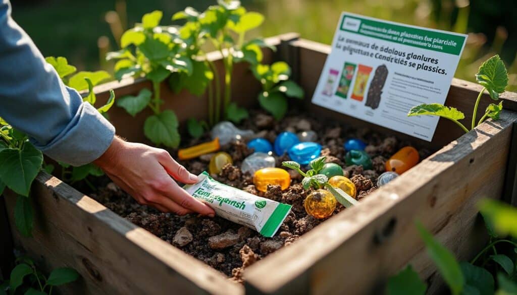 Que dit la réglementation en France sur le plastique dans le compost ?