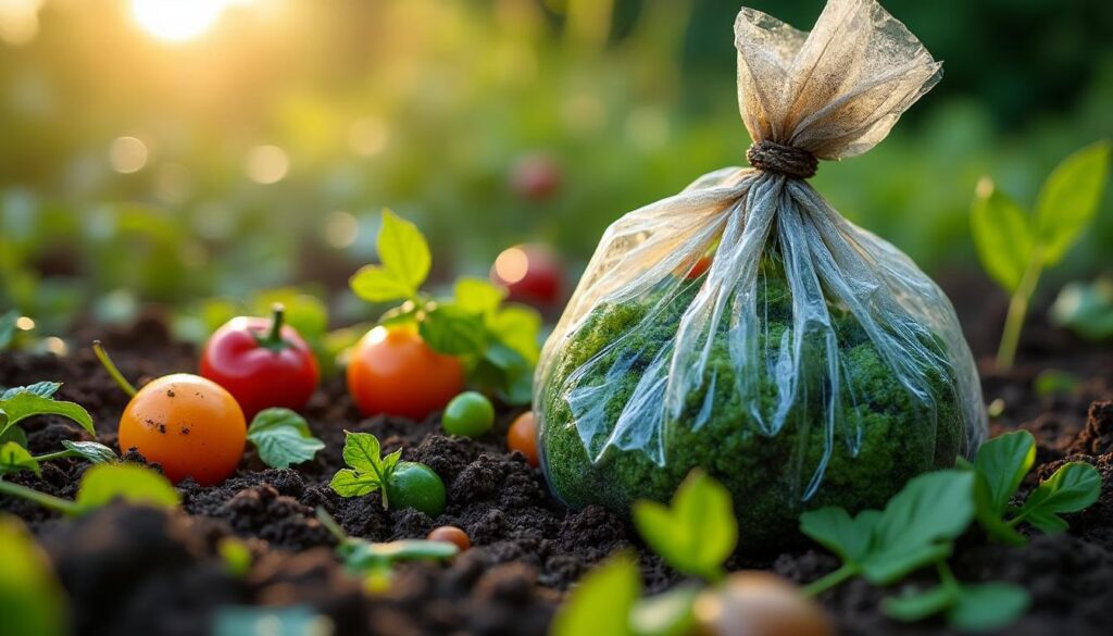 Les sacs plastiques biodégradables sont-ils vraiment adaptés au compost ?
