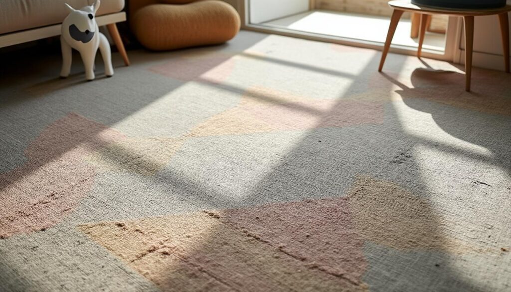 Redonner de l’éclat à la couleur ternie d’un tapis de salon