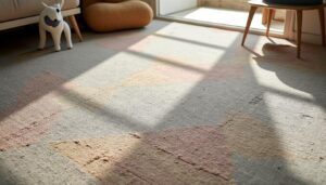 Redonner de l’éclat à la couleur ternie d’un tapis de salon