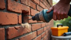 Le guide complet pour percer un mur en brique de maison avec une cheville