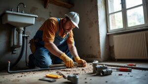 Remplacer les canalisations d'eau pendant une rénovation de maison