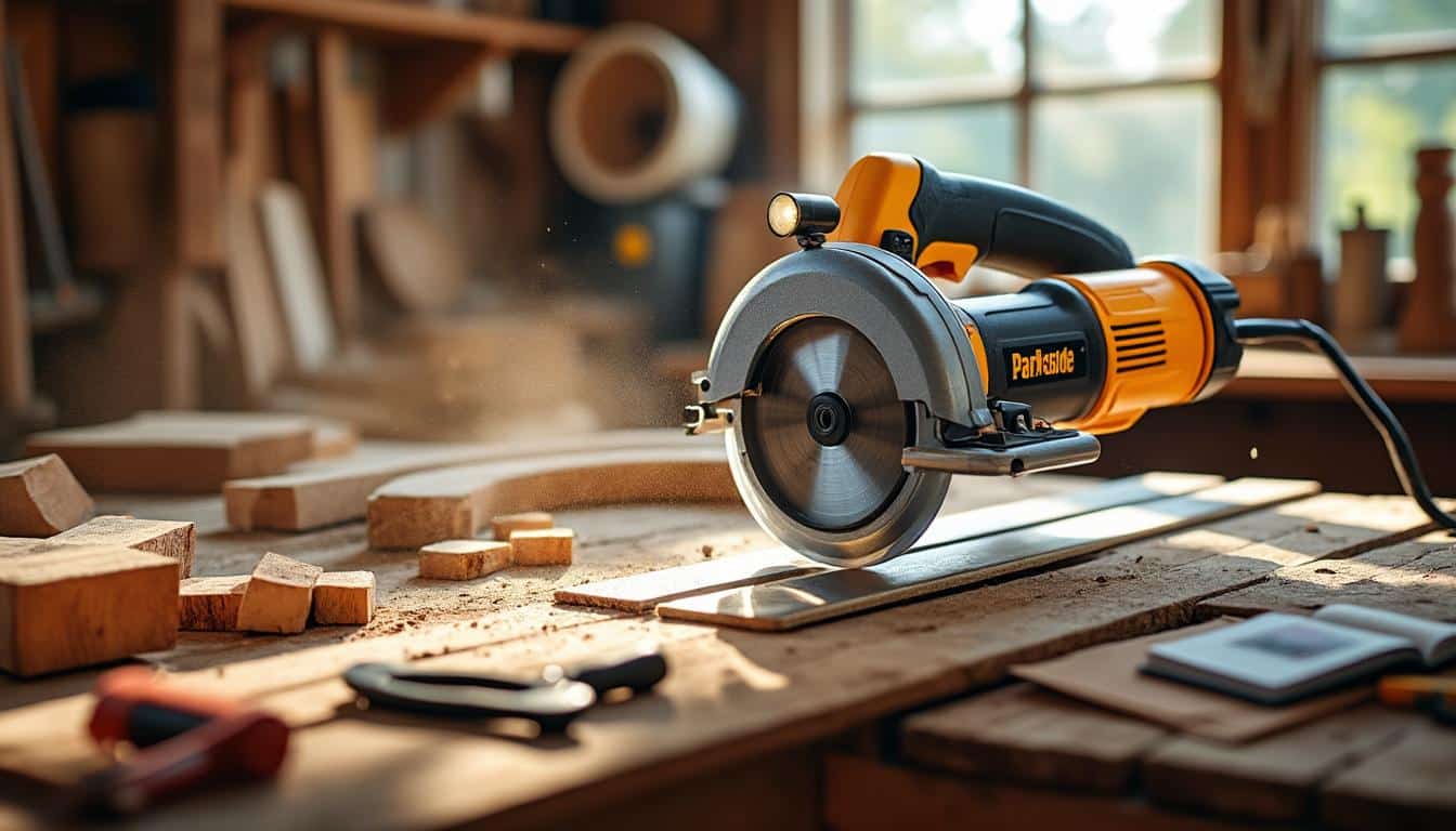 Illustration: Les caractéristiques techniques clés des scies à onglet radiales Parkside