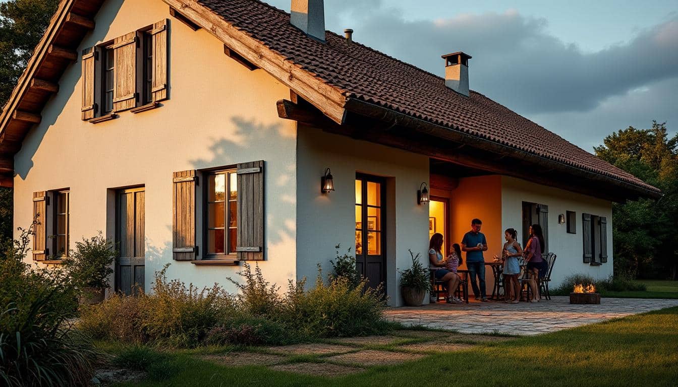 Illustration: Comprendre le rôle essentiel du débord de toiture dans une maison bien protégée