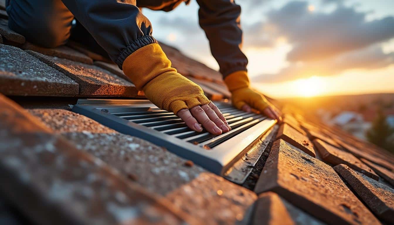 Illustration: Comprendre le rôle essentiel de la grille de ventilation dans une toiture bien aérée