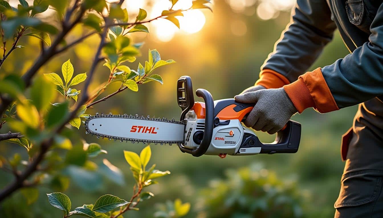 Illustration: Comment fonctionne la scie de jardin Stihl grâce à sa technologie innovante ?