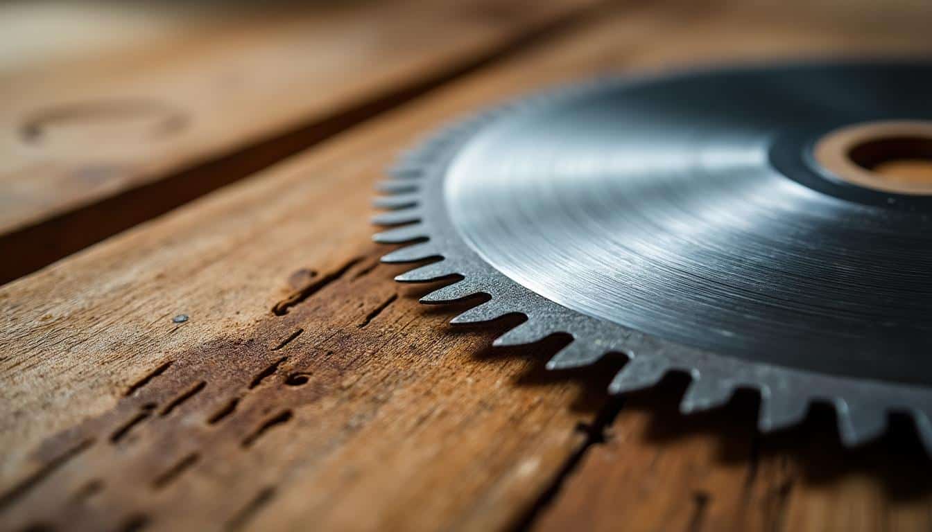 Lame de scie circulaire 600 mm carbure : coupe précise et durable