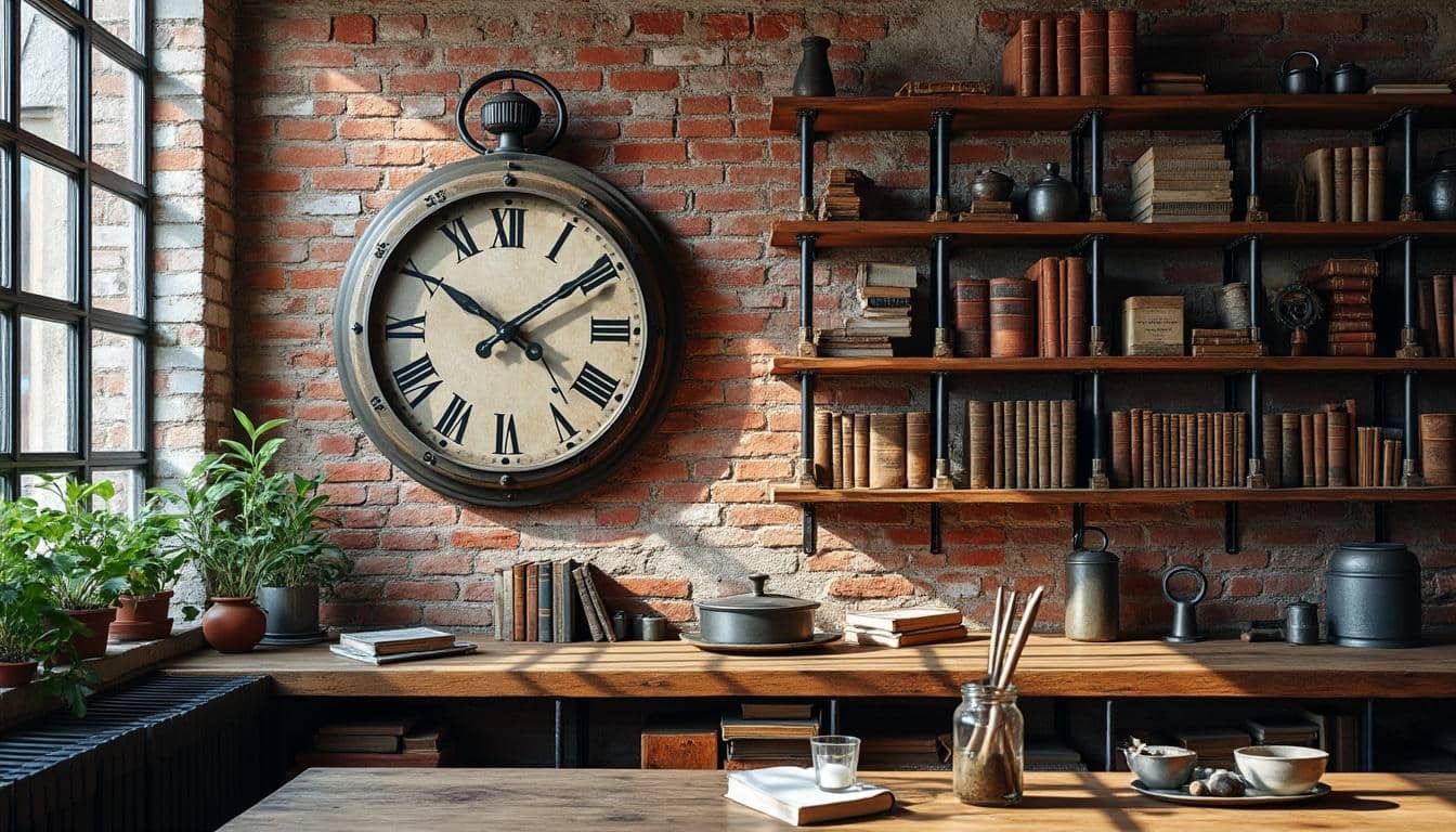 Décoration murale industrielle : style brut et esprit authentique