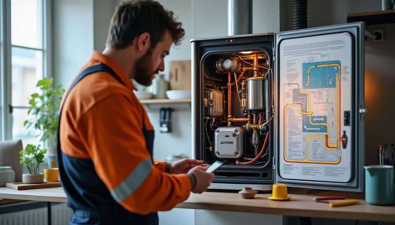 Illustration: Comprendre le fonctionnement d’une chaudière à gaz à condensation