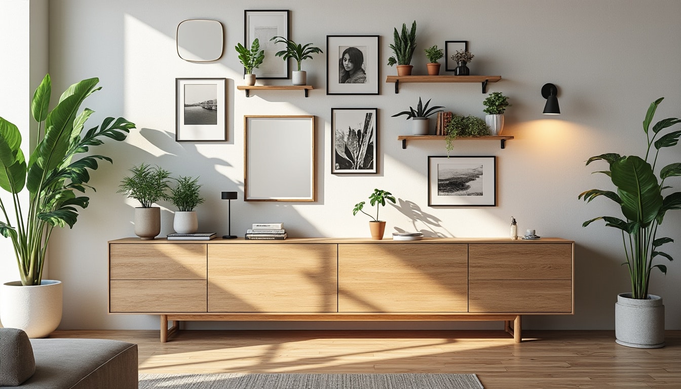 Illustration: Pourquoi le mur au-dessus du buffet est un espace clé pour votre intérieur