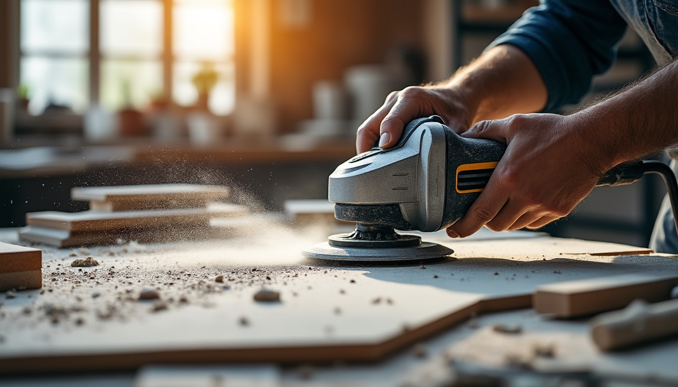 Illustration: Comprendre le fonctionnement du coupe carrelage pour carreaux épais