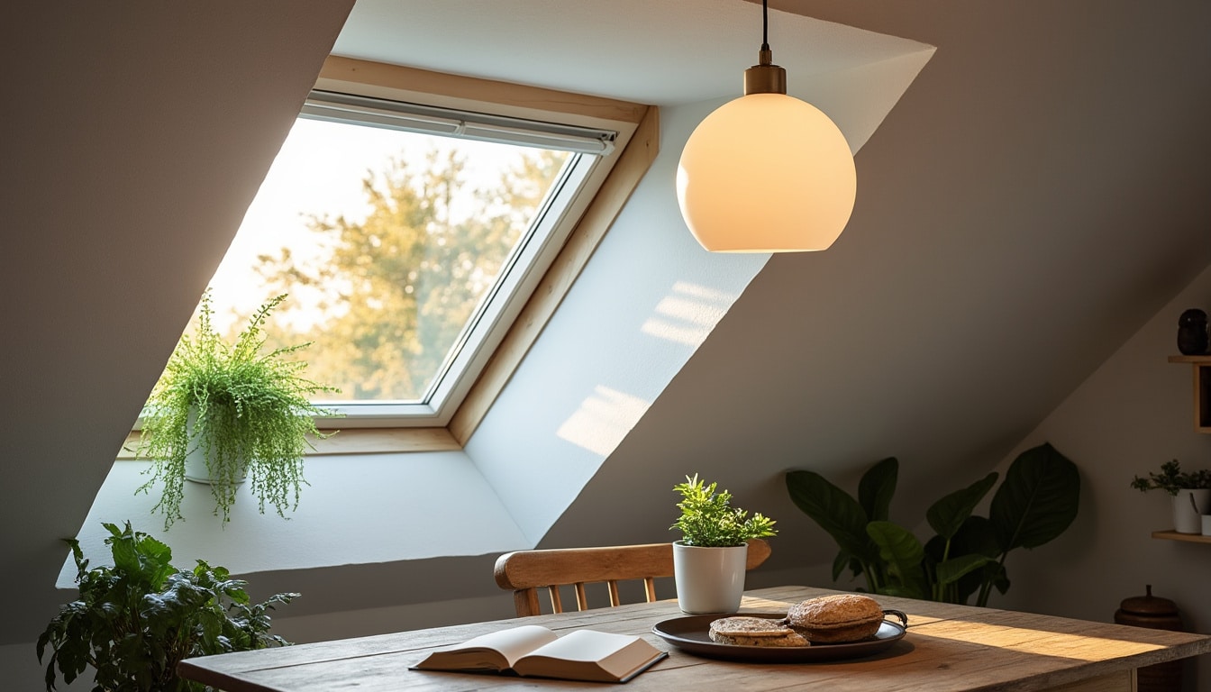 Luminaire sur plafond rampant : guide pour un éclairage optimal