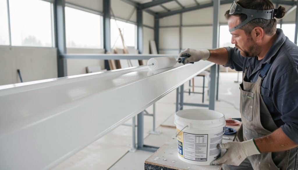 Peinture intumescente : choisir la bonne protection
