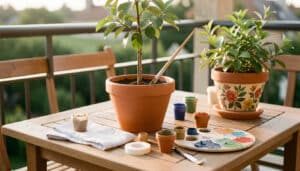 Peindre un pot de fleur : étapes et idées déco durables